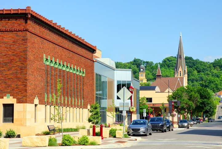 Panoramic Image of Mankato, MN